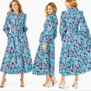 Lilly Pulitzer NWT pineapple shirt dress size 8